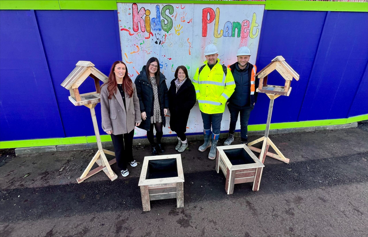 Bird boxes donated