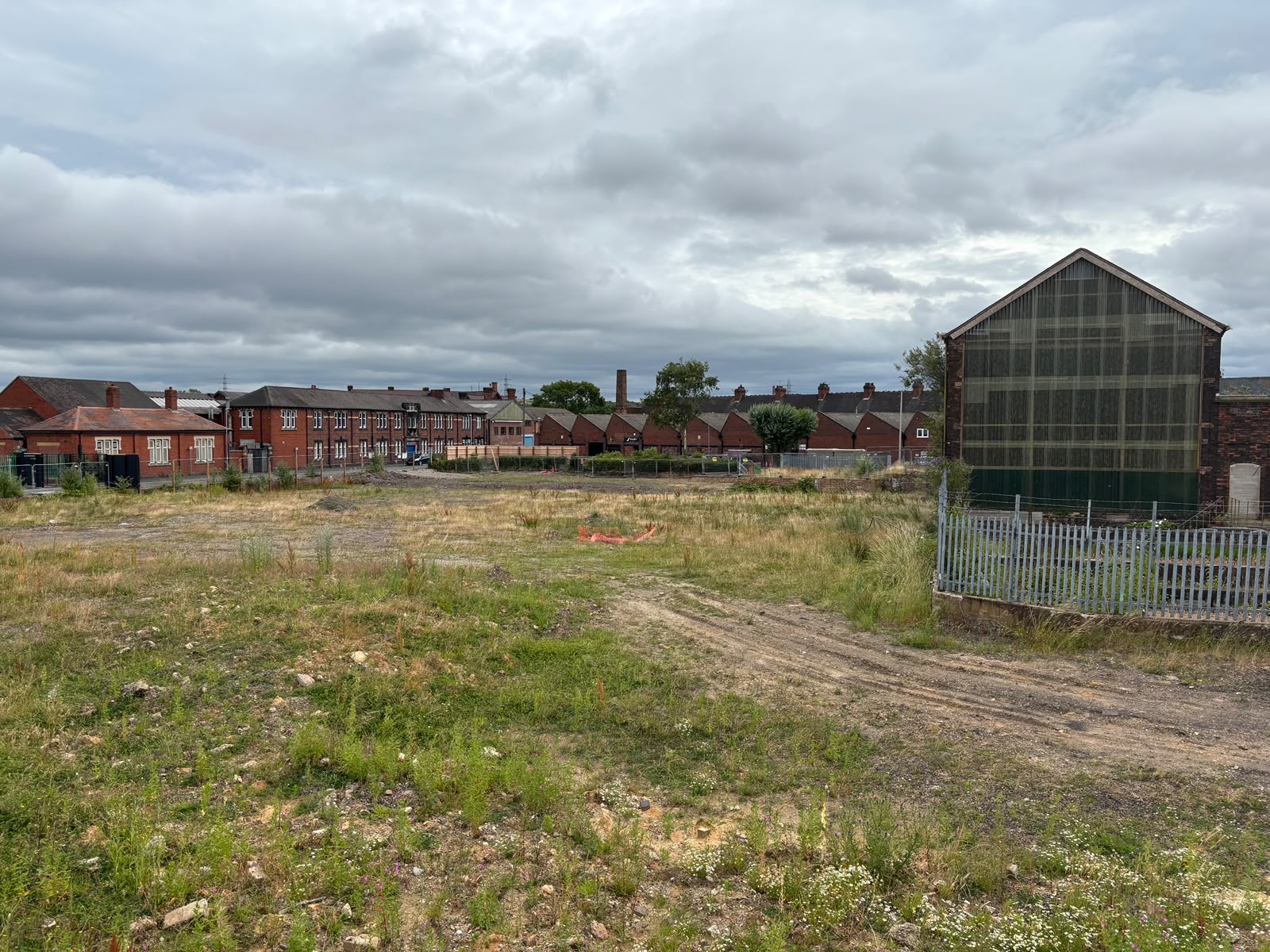 Land under development